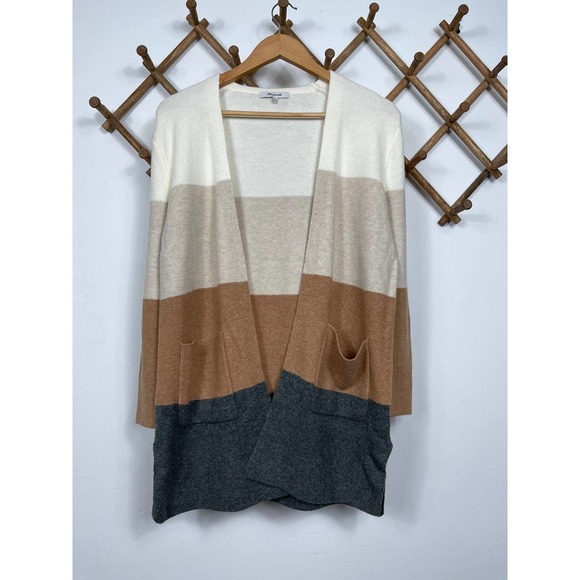 Madewell Kent Cardigan Sweater in Coziest Yarn in Antique Cream Size XXS